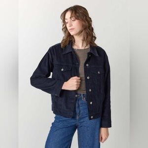 Forever 21 Navy Blue Corduroy Shirt